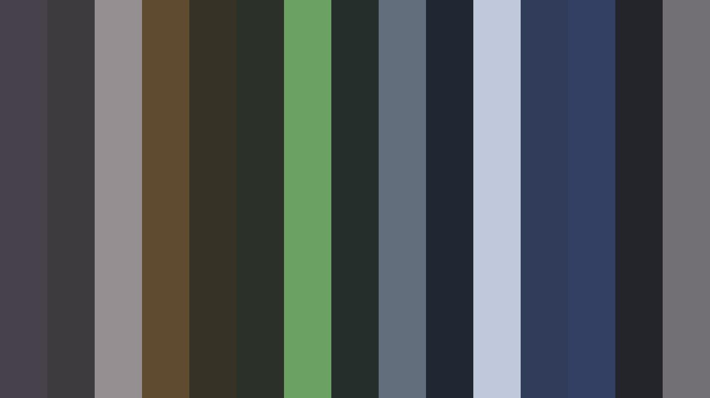 Portfolio spectrum, sorted by hue.